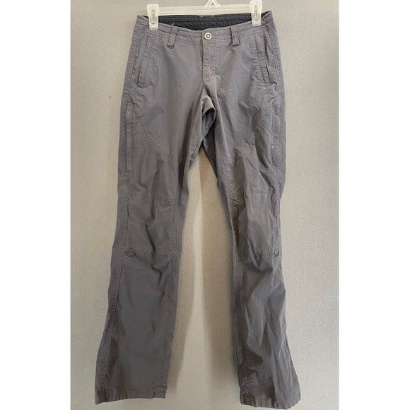 Kuhl Pants - Kuhl Women's Size 2 SPIRE Hiking Pants Regular Gray Outdoor Cargo Zip‎ Pockets